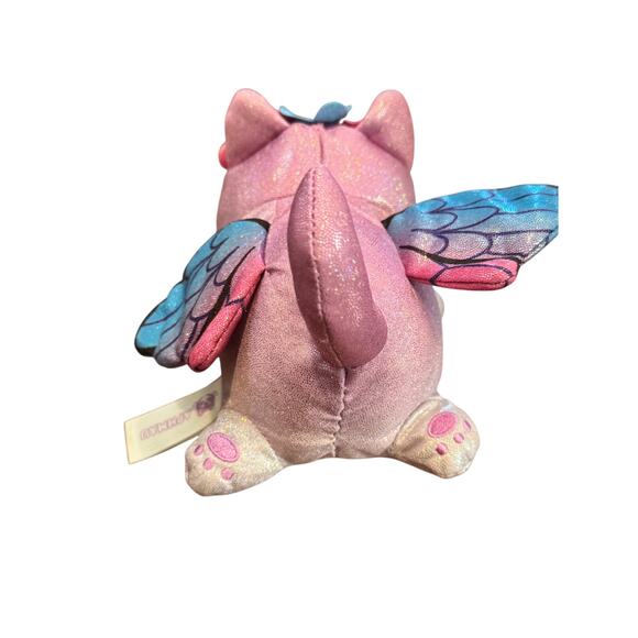 Aphmau MeeMeows Mini Sparkle Fairy Cat Plush Stuffed Animal Toy w/ Flowers&Wings - Picture 4 of 5